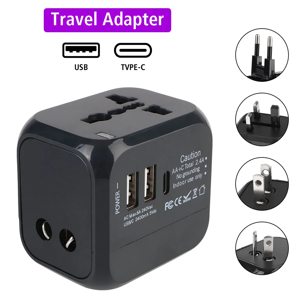 Home Office Uk - Adattatore da Viaggio Universale Tutto-in-Uno -