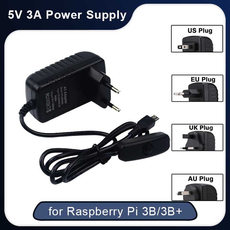 Home Office Uk - 5V 3A Raspberry Pi 3 Modello