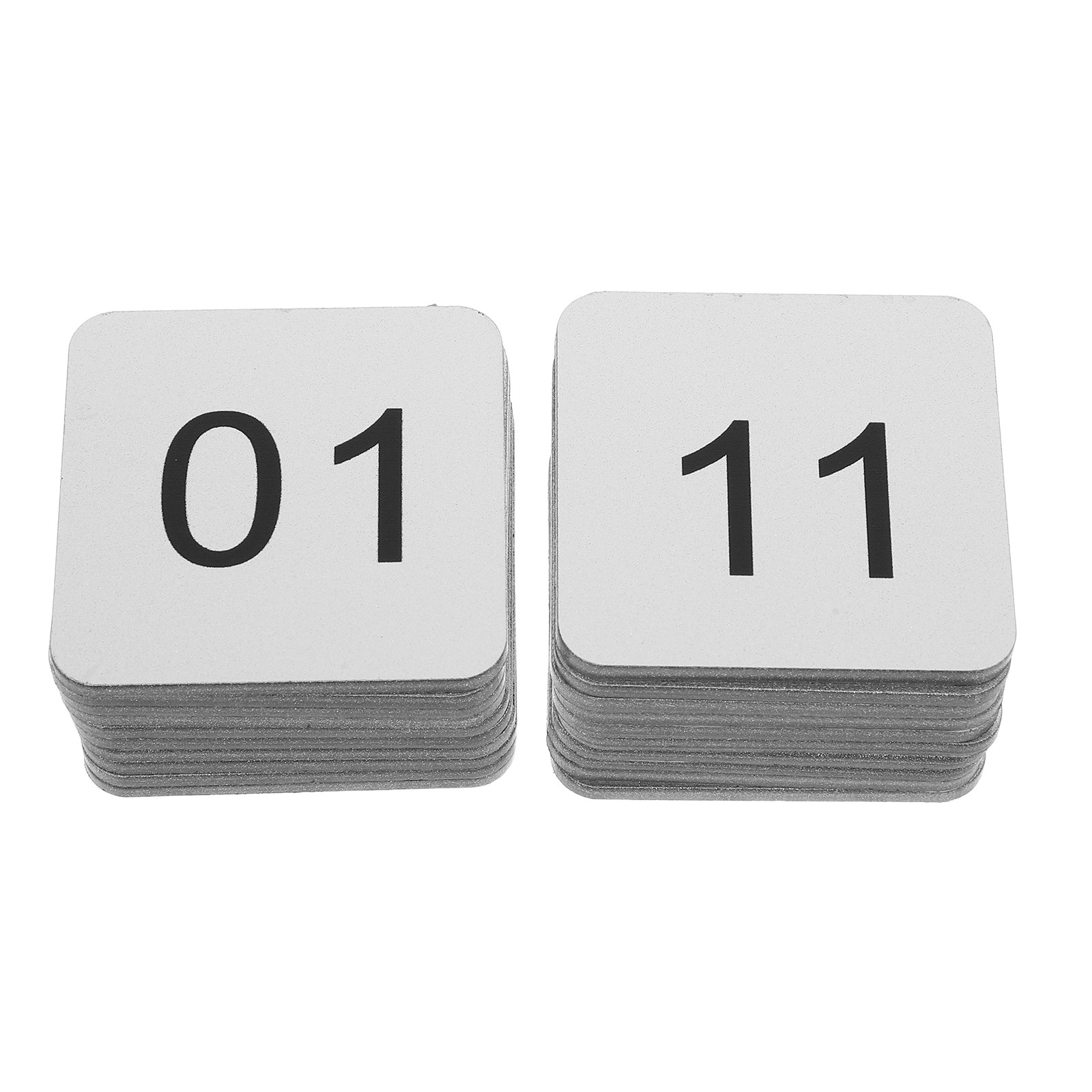 Home Office Number - 20 etichette numerate autoadesive in acrilico