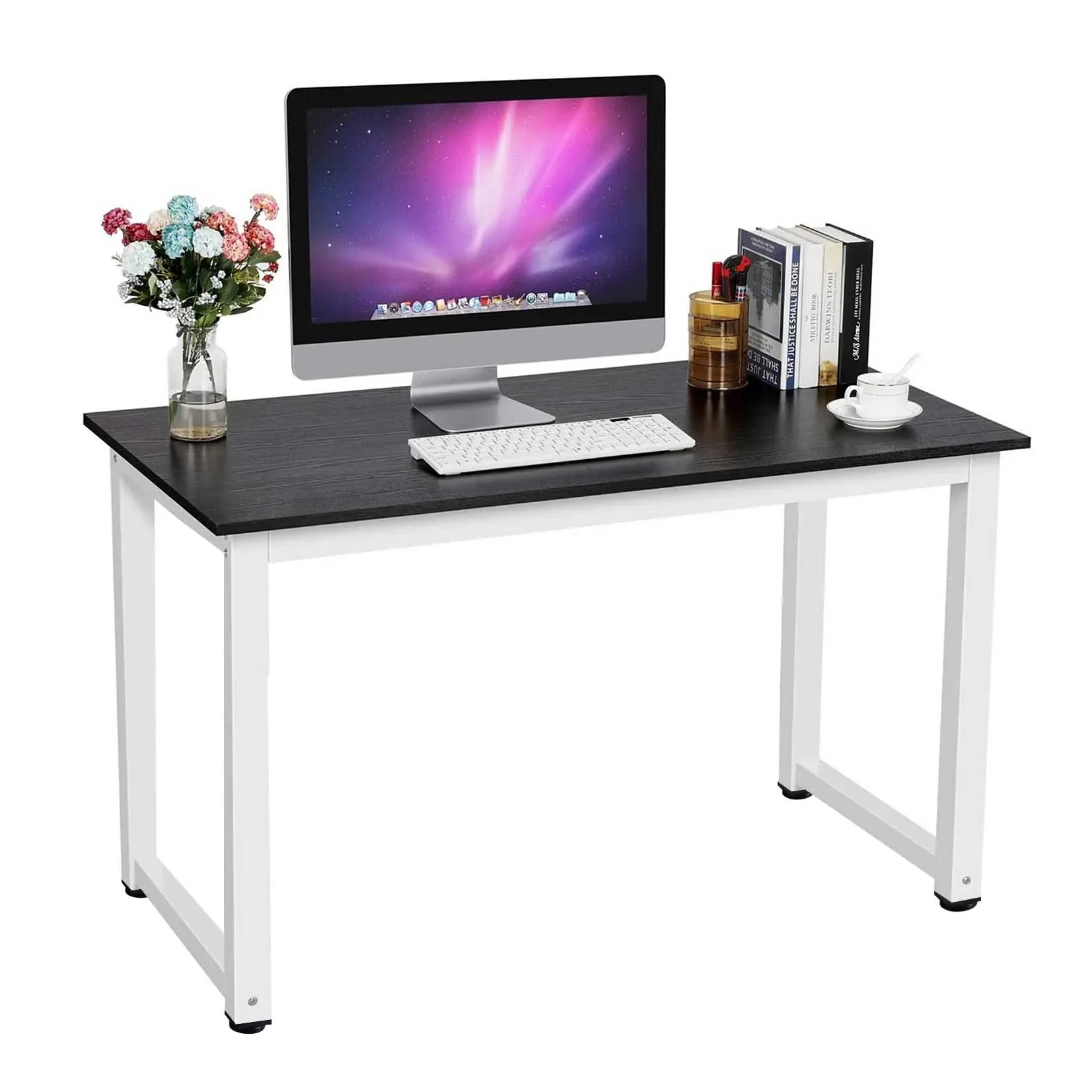 Home Office Depot - 110x60x75CM Scrivania per computer Tavolo per