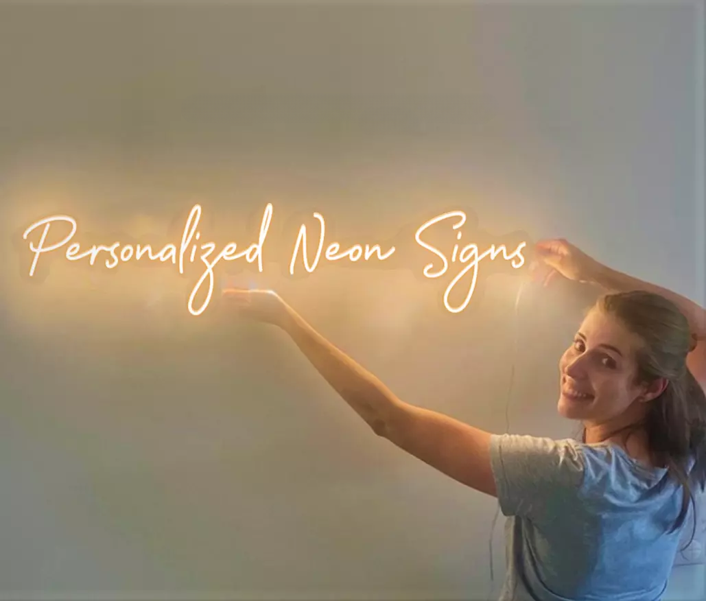 Home Office Logo - Insegna al Neon personalizzata luce al