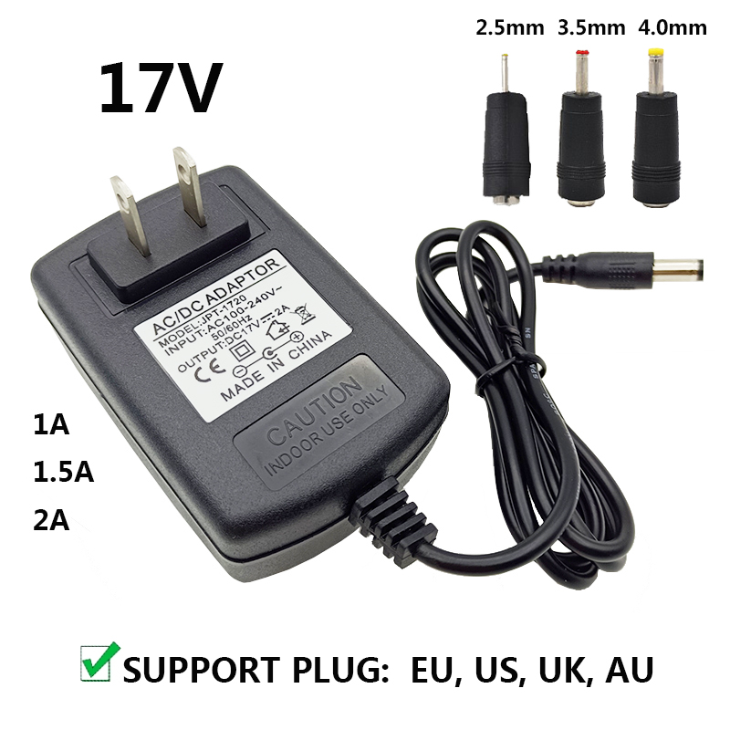 Home Office Uk - DC17V 17V 2A AC DC Alimentatore