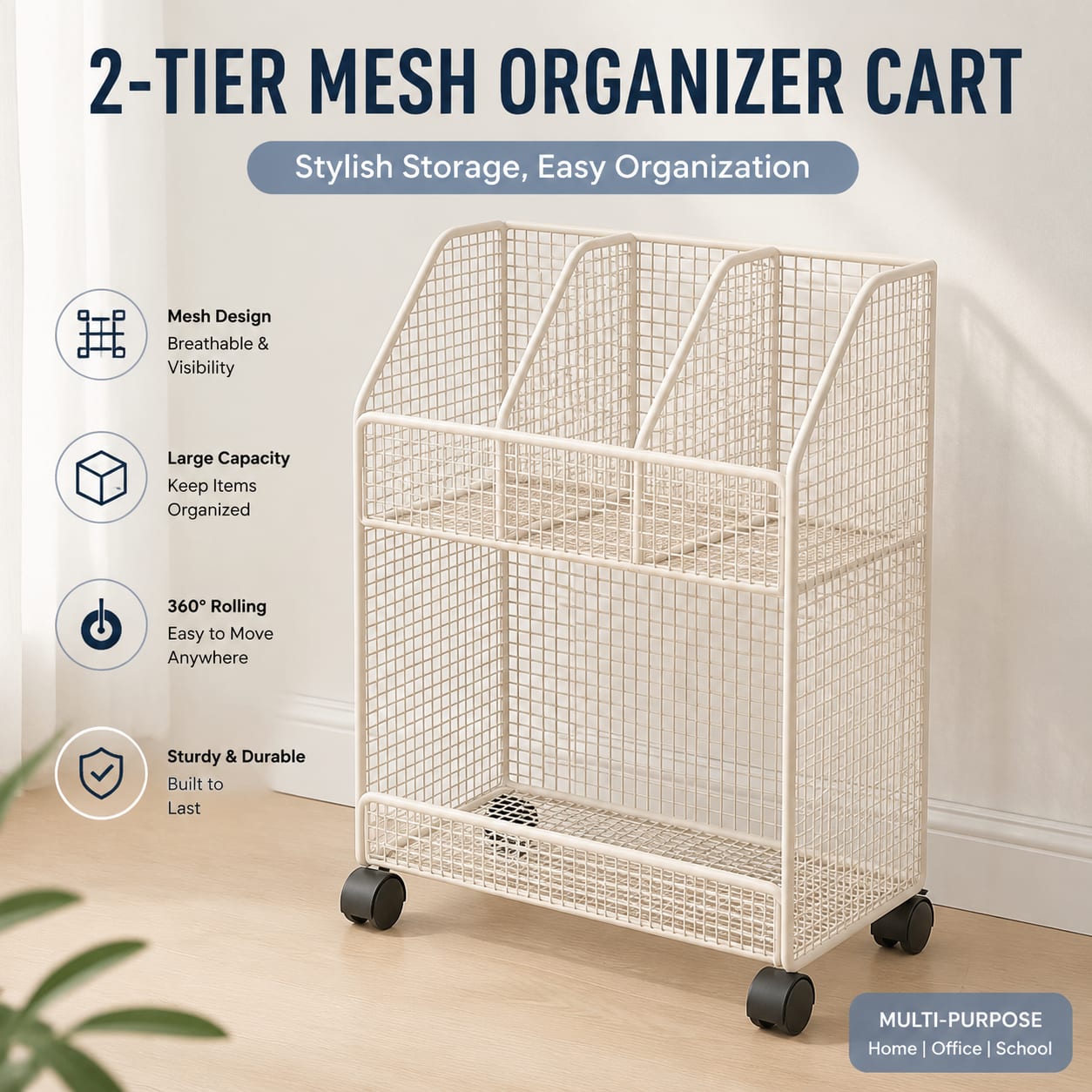 Carrello Mobile per Libri con  - Rolling File Cart recensione e prezzo