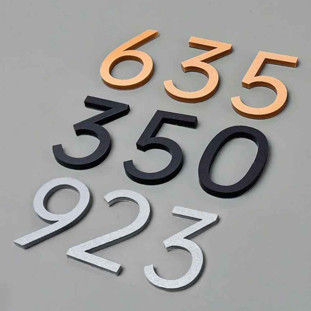 1 pezzo di targa adesiva con n - Home Office Number recensione e prezzo