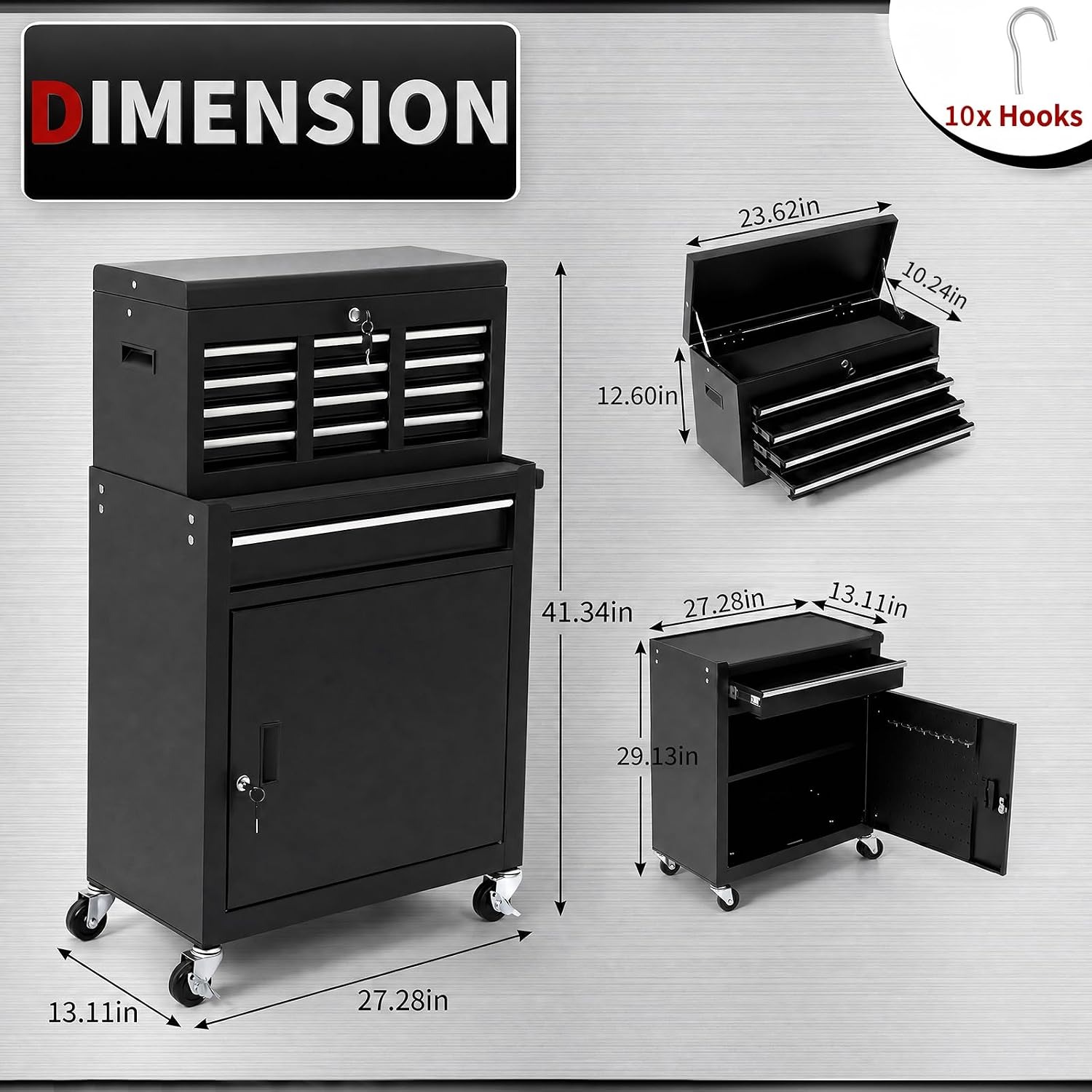 Carrello Portautensili a 5 Cas - Rolling File Cart recensione e prezzo