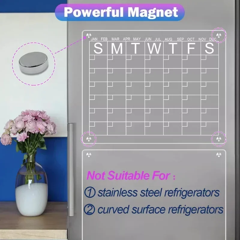 Adesivo magnetico per frigorif - Magnetic Calendar Board recensione e prezzo