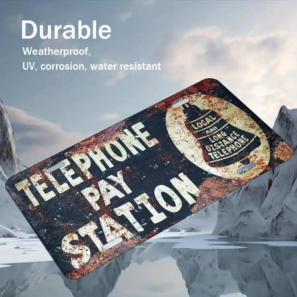 Targa in metallo - Stazione te - Home Office Pay recensione e prezzo