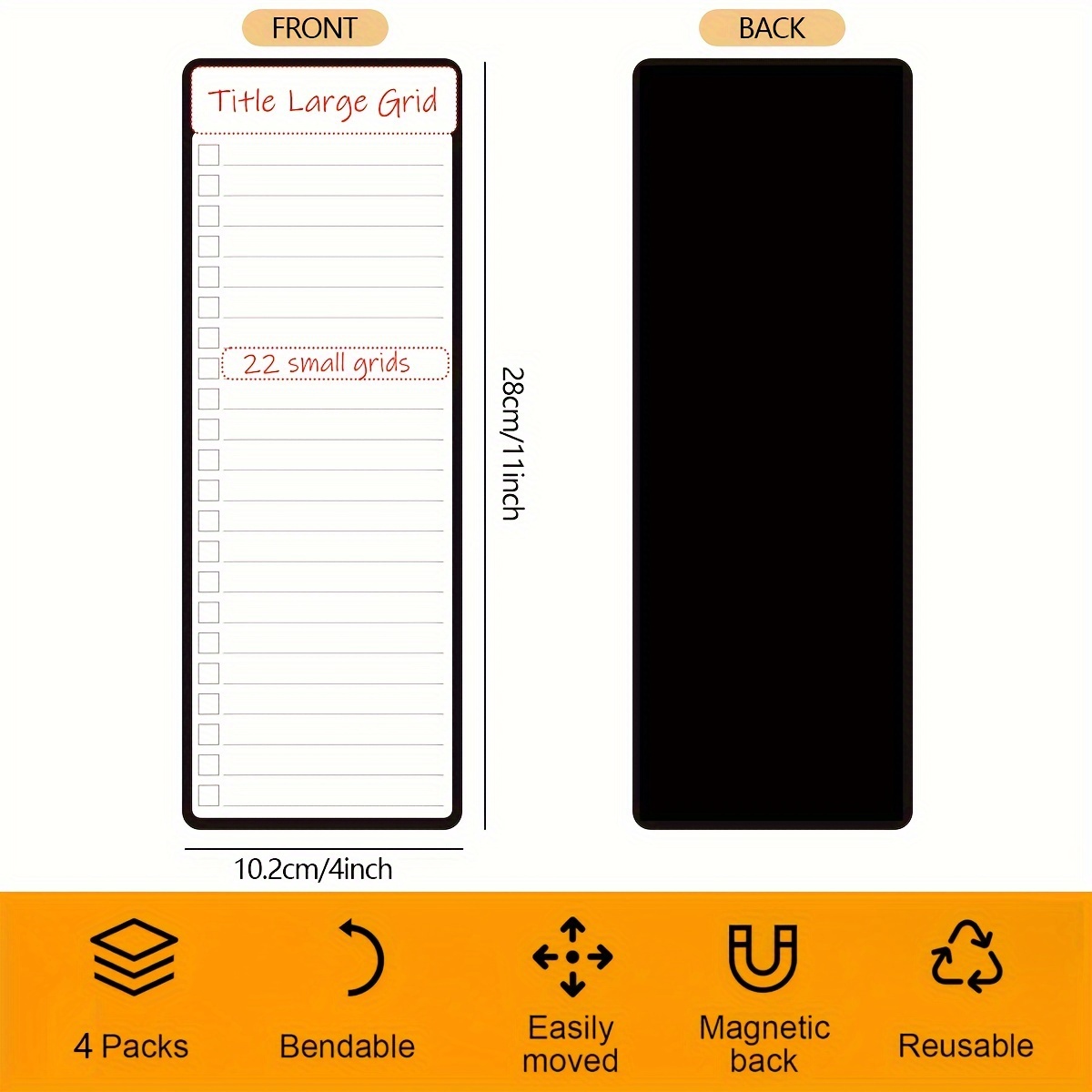 Set di 4 Lavagne Magnetiche Ca - Magnetic Calendar Board recensione e prezzo