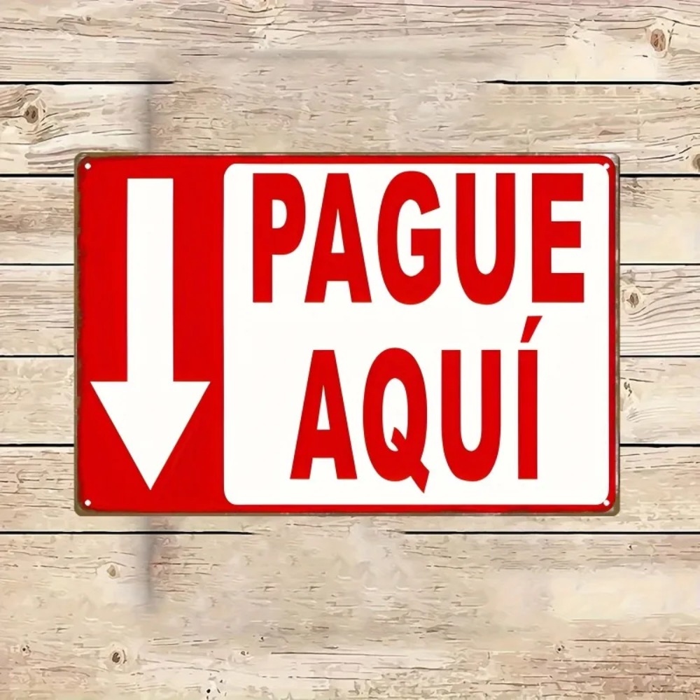 Targa in metallo vintage Pague - Home Office Pay recensione e prezzo