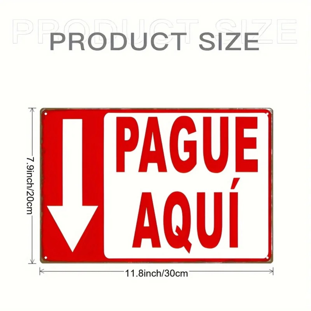 Targa in metallo vintage Pague - Home Office Pay recensione e prezzo