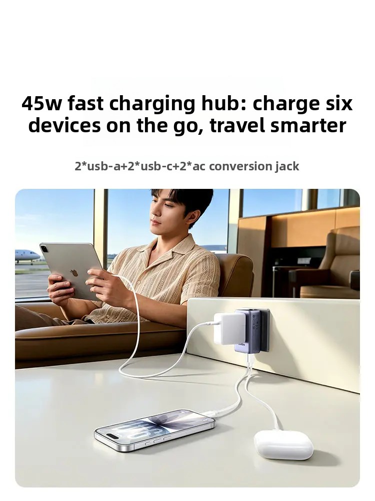 Adattatore UGREEN 45W GaN univ - Home Office Uk recensione e prezzo
